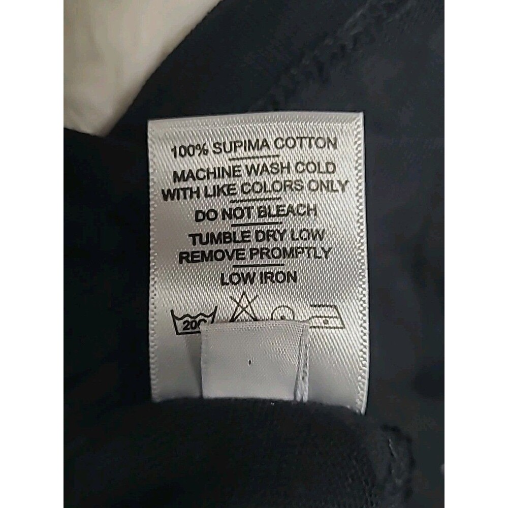 American Giant Shirt Womens Sz M Black Supima Cotton Crew Long Sleeve Top USA - Picture 8 of 8